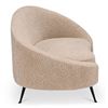 Image 4 : BNIB MOE'S Abigail Chaise Light Brown Faux Shearling -ME-1053-21 : RV $2,199.99