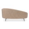 Image 5 : BNIB MOE'S Abigail Chaise Light Brown Faux Shearling -ME-1053-21 : RV $2,199.99