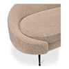 Image 6 : BNIB MOE'S Abigail Chaise Light Brown Faux Shearling -ME-1053-21 : RV $2,199.99