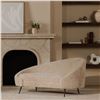 Image 7 : BNIB MOE'S Abigail Chaise Light Brown Faux Shearling -ME-1053-21 : RV $2,199.99