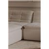 Image 2 : BNIB - Moe's Lino Ottoman - Textured Oat - MSRP $1,649 - XQ-1027-34 - 42.5"W x 43.3"D x 17.7"H