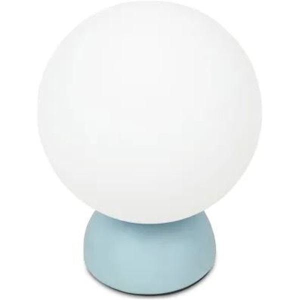 BNIB - Moes - Ovi Table Lamp Light Blue - MSRP $159 - EL-1004-45 - 6" W x 6" D x 8" H