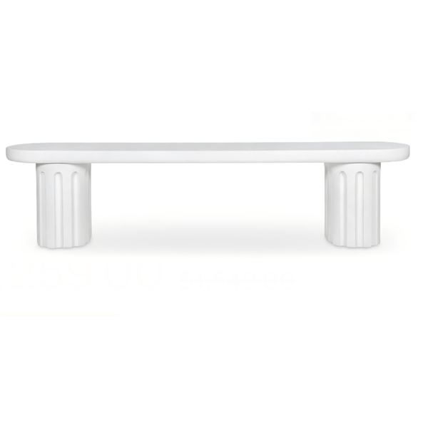 BNIB - Moe's - 2pc Eris Outdoor Dining Table Base only (missing top) - JK-1012-18-B