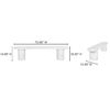 Image 2 : BNIB - Moe's - 2pc Eris Outdoor Dining Table Base only (missing top) - JK-1012-18-B