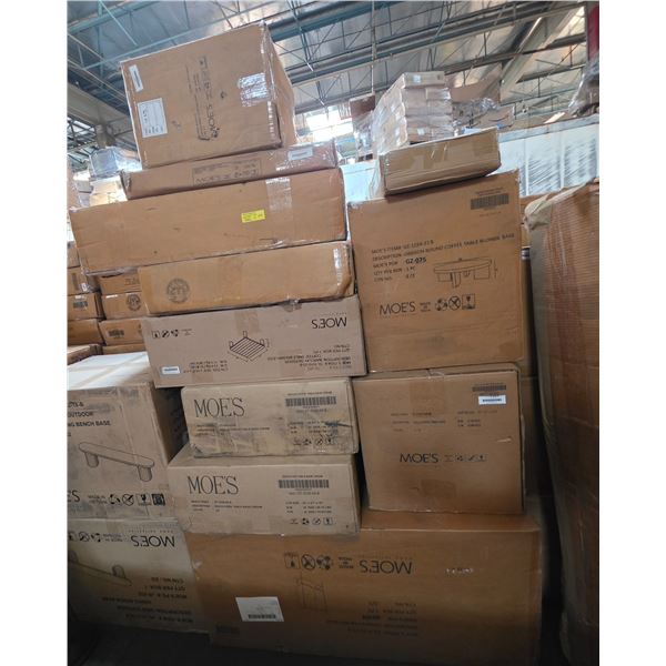 BNIB - Moe's assorted furniture parts - Accent table bases, coffee table bases, Shaws cabinet base e