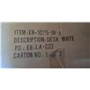 Image 2 : BNIB - Moe's - 3pc Martos Desk White tops only (missing base) - ER-1075-18-A