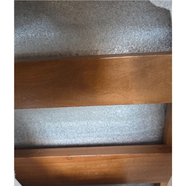 BNIB - Moe's 5pc O2 Bed Queen Brown Slats Only (missing other parts)