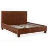 Image 2 : BNIB - Moe's Ichigo King Bed Deep Orange Headboard, Footboard & Sideboards (missing slats) - OA-1003
