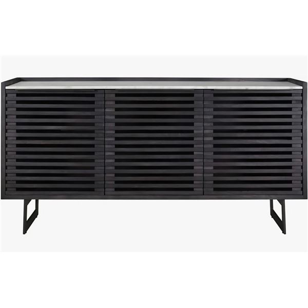 BNIB - Moe's 2pc Paloma sideboard base & hardware (missing top marble piece)