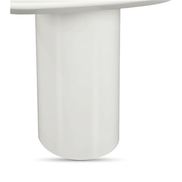 BNIB - Moe's 4pc Eden accent table white lacquer bases (missing tops )