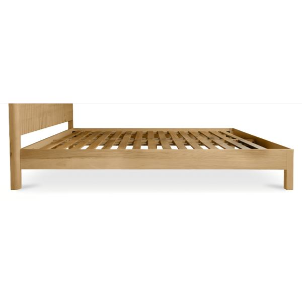 BNIB - Moe's 4pc Povera King bed black slats (missing other parts)