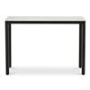 Image 1 : BNIB - Moe's 6pc Parson console table white marble base (missing top)