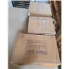 Image 1 : BNIB - Moe's 2pc Vienna console table bases & 2pc  Oregon coffee table assorted bases (missing tops 