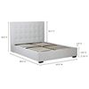 Image 5 : BNIB - Moe's Belle Storage Bed Queen Sand Complete RN-1000-40