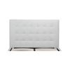Image 2 : BNIB - Moe's Belle Storage Bed Queen Sand Headboard only (missing other parts)