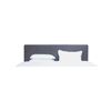 Image 1 : BNIB - Moe's Eliza Queen Bed Dark Grey Fabric Headboard Only (missing parts)