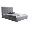 Image 2 : BNIB - Moe's BNIB - Moe's Belle Storage Bed King Light Grey Fabric (missing footboard & siderails)