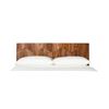 Image 1 : BNIB - Moe's O2 Bed King brown headboards & legs only (missing other parts)