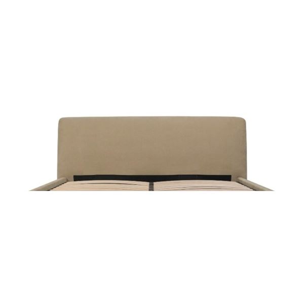 BNIB - Moe's Beau King Storage Bed warm beige headboar & slats only (missing parts)