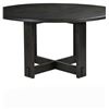 Image 2 : BNIB - Moe's - 4pc Glenn Round Dining Table Dark Brown Base, Hardware (missing tops)