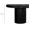 Image 2 : BNIB - Moe's - 5pc Cassius outdoor dining table black base (missing tops)