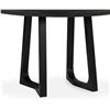 Image 3 : BNIB - Moe's - 14pc assorted Silas round dining table black ash legs & oak legs (missing tops)