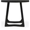 Image 4 : BNIB - Moe's - 14pc assorted Silas round dining table black ash legs & oak legs (missing tops)
