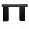 Image 1 : BNIB - Moe's - 3pc assorted Aurelious 2 outdoor dining table black bases (missing tops)