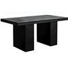 Image 2 : BNIB - Moe's - 3pc assorted Aurelious 2 outdoor dining table black bases (missing tops)