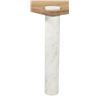 Image 2 : BNIB - Moe's - 5pc Century dining table white marble legs (missing tops)