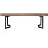 Image 1 : BNIB - Moe's - 6pc Bent dining table small weather grey bases (missing tops)