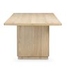 Image 3 : BNIB - Moe's - 6pc round off dining table large oak bases (missing tops)