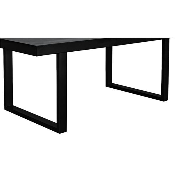 BNIB - Moe's - 4pc Jedrik outdoor dining table small black legs (missing tops)