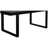 Image 1 : BNIB - Moe's - 4pc Jedrik outdoor dining table small black legs (missing tops)