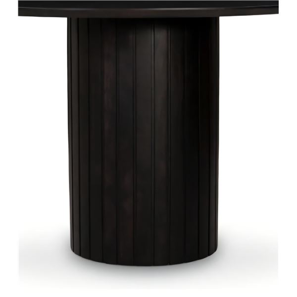 BNIB - Moe's - 3pc Povera round dining table oak/black bases (missing tops)