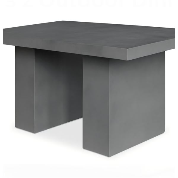 BNIB - Moe's - 6pc Aurelius 2 outdoor dining table bases (missing tops)