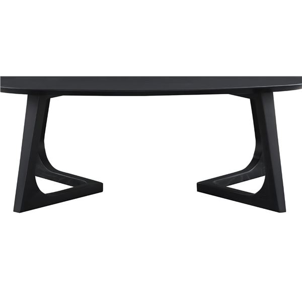 BNIB - Moe's - 4pc Godenza coffee table small black ash bases (missing tops)