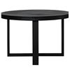 Image 1 : BNIB - Moe's - 2pc Jedrik round outdoor dining table black bases (missing tops)