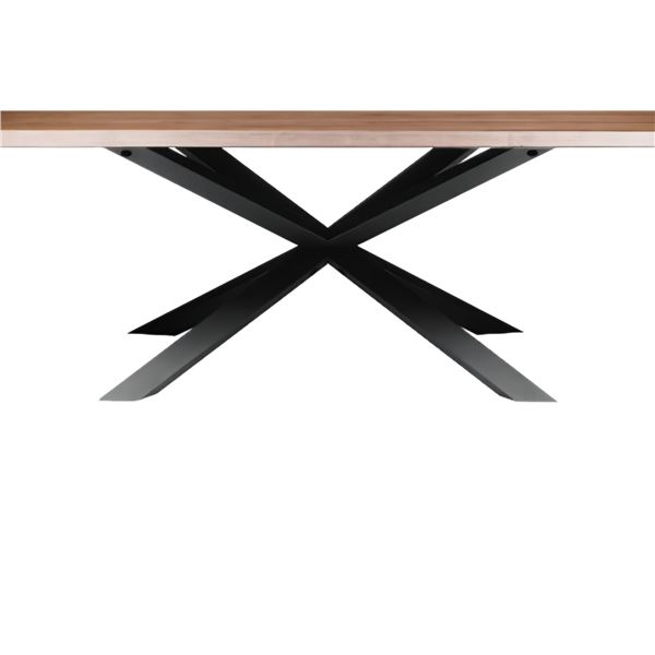 BNIB - Moe's - 6pc Oslo dining table walnut bases (missing tops)
