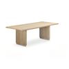 Image 2 : BNIB - Moe's - 7pc round off dining table small oak bases (missing tops)