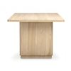 Image 3 : BNIB - Moe's - 7pc round off dining table small oak bases (missing tops)