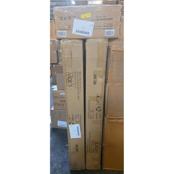 BNIB - Moe's - 3pc includes plane bench base & Riva counter table white tops (missing parts)