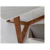 Image 2 : BNIB - Moe's - 2pc Jinxx rectangle dining table brown bases (missing tops)