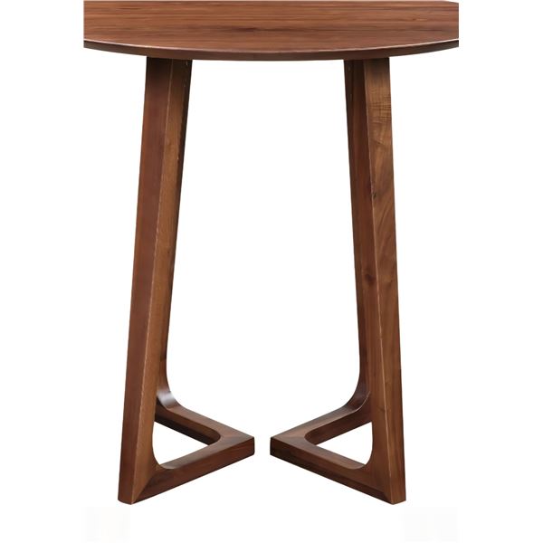 BNIB - Moe's - Godenza counter table walnut base - missing top