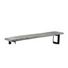 Image 2 : BNIB - Moe's - 2pc Bent bench small weathered gray tops - missing bases