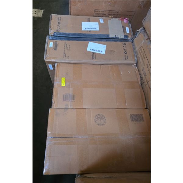 BNIB - Moe's - 2pc Tanya dining table base & hardware, 2pc Sundays plane outdoor dining table bases