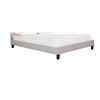 Image 2 : BNIB - Moe's - 2pc Eliza king bed light grey box 2/2 (missing parts)