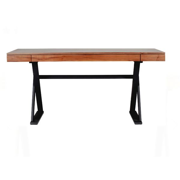 BNIB - Moe's - 5pc Reale desk walnut bases (missing tops)