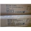 Image 3 : BNIB - Moe's - Assorted furniture - Bent bar table smoked top, Edge dining table large base, Jinxx s