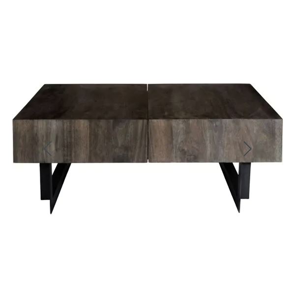 BNIB - Moe's - Tiburon storage coffee table base (missing top)